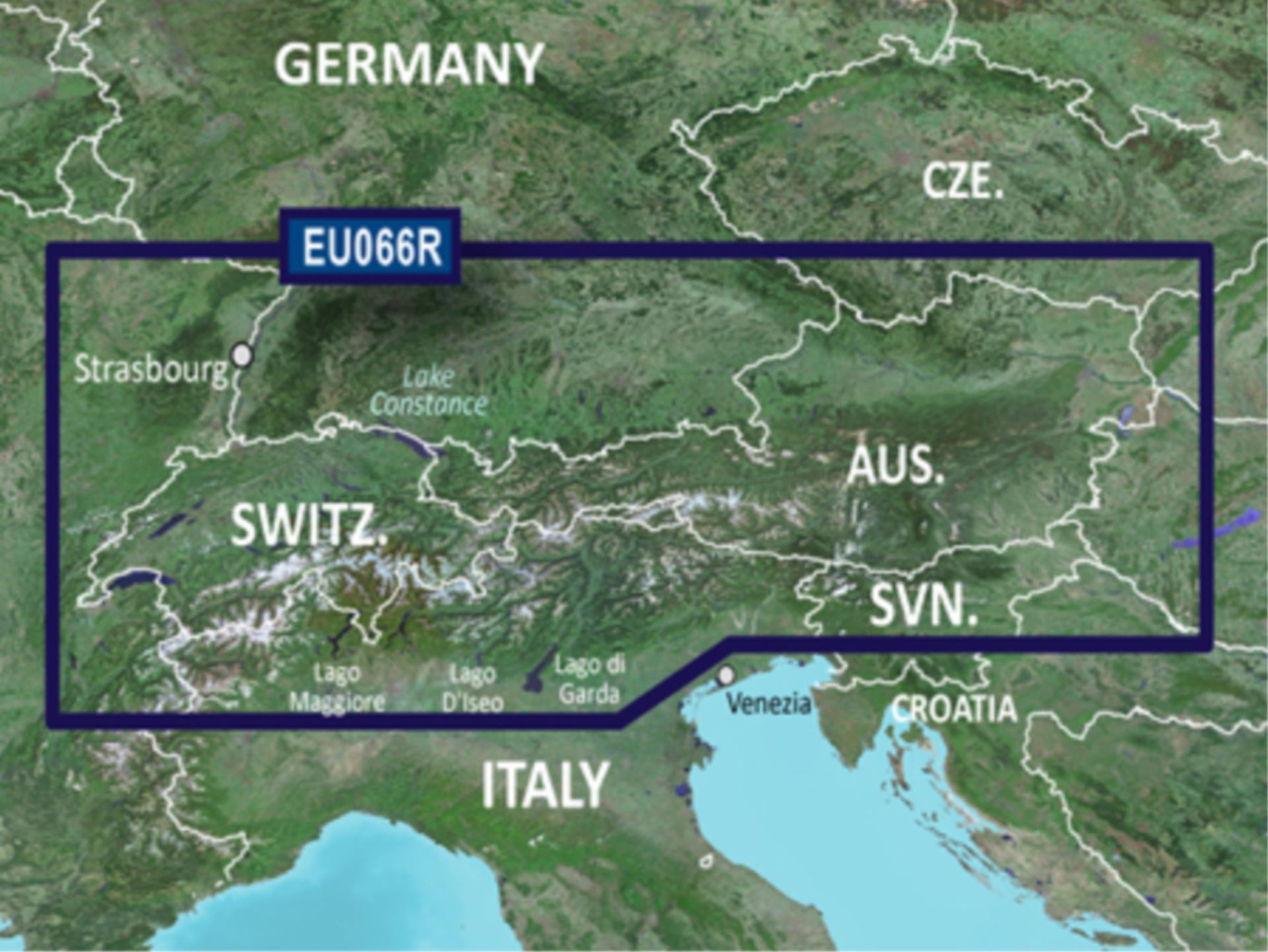 Garmin G3 HXEU066R Flüsse und Seen der Alpen