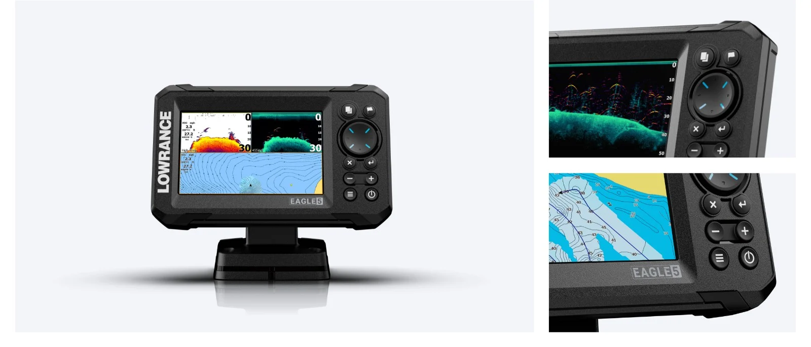 Lowrance Eagle 5 mit 83/200 HDI Schwinger