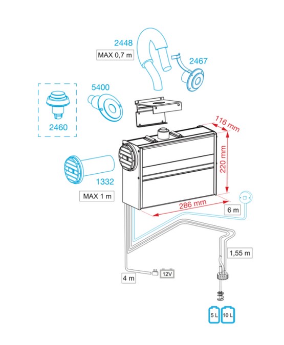 Wallas Petroleum Heizung 1300