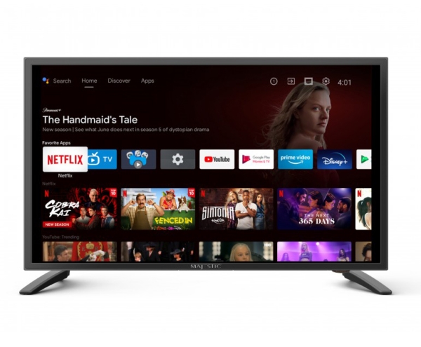 Majestic 19 Zoll Smart LED TV, 12V, Android, DVD