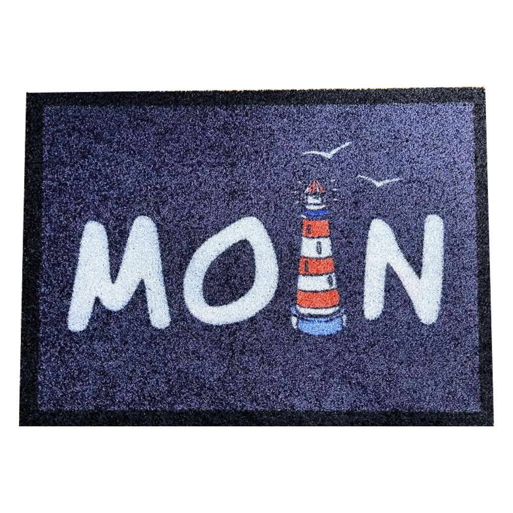 Knutzen Fussmatte Moin mit Leuchtturm, 70 x 50 cm