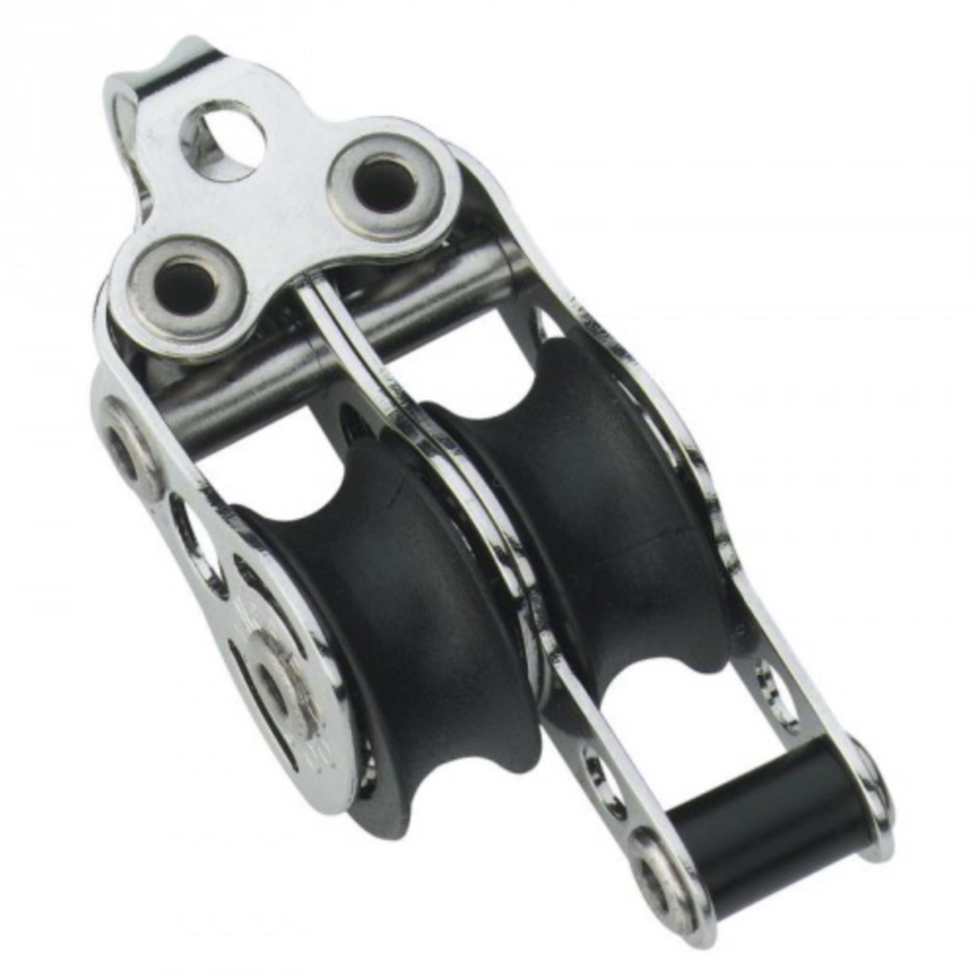 Sprenger Micro XS Block Kugellager 6 mm - 2 Rollen, Hundsfott, Bügel