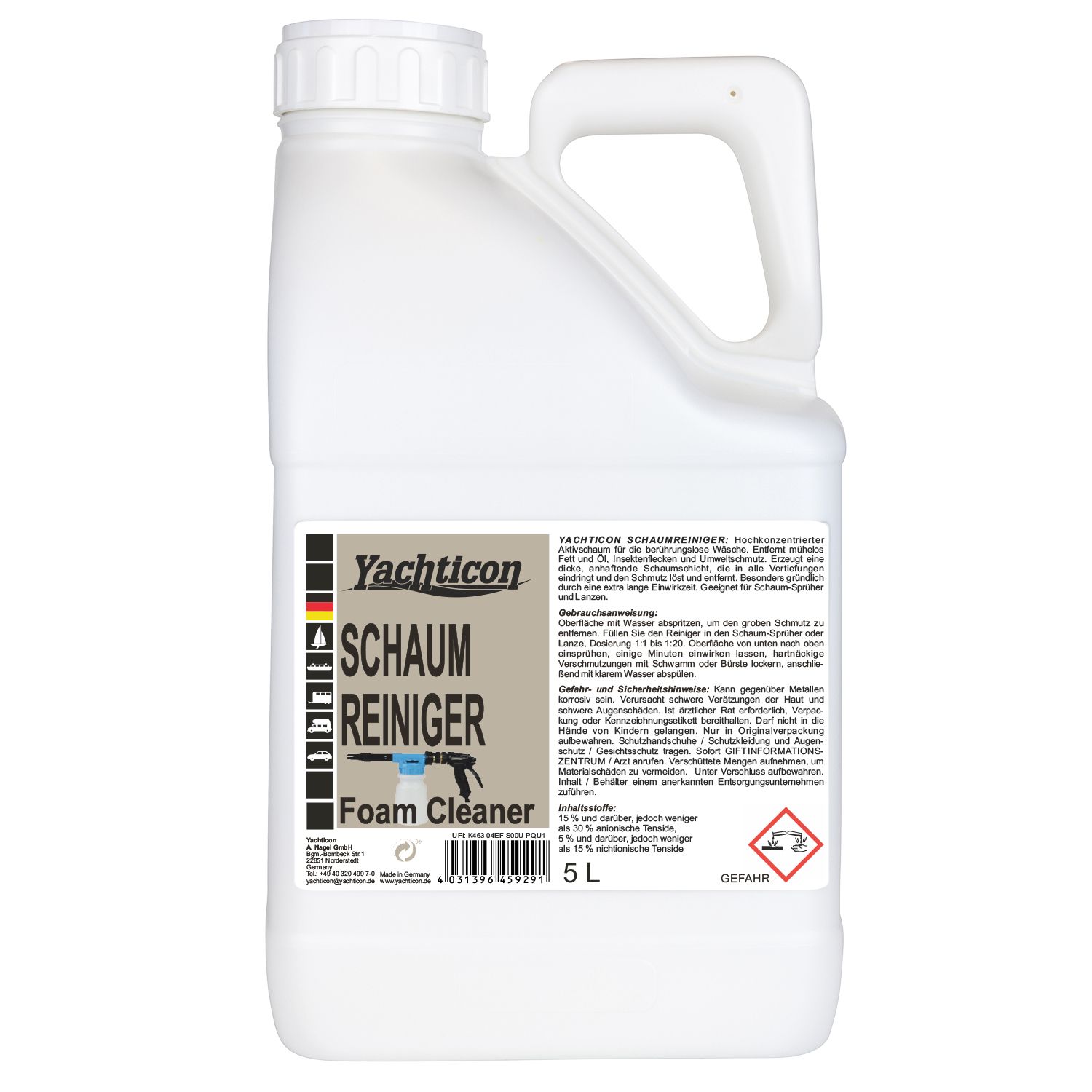 Yachticon Schaumreiniger, 5 Liter