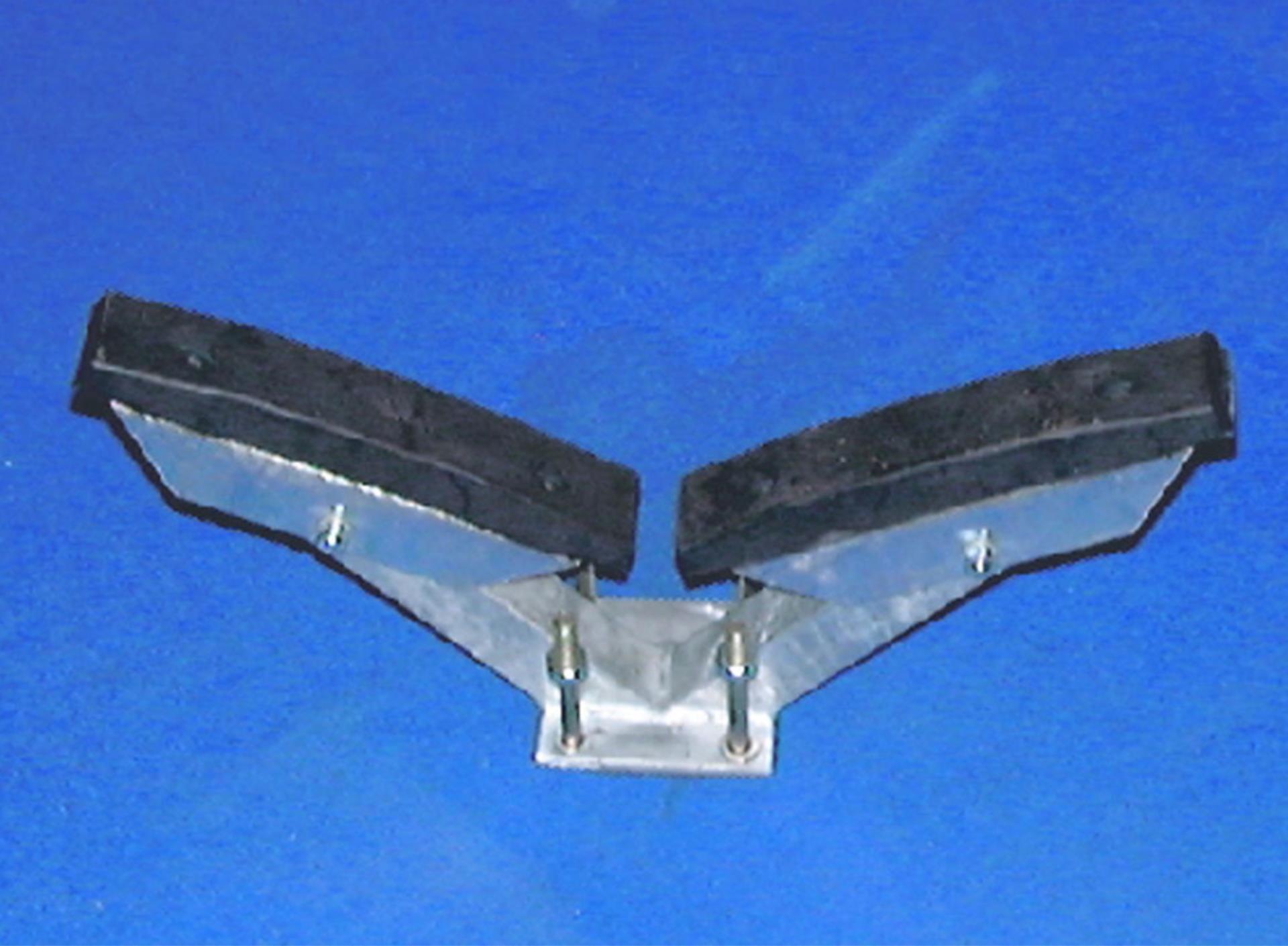 Wick Bootstrailer Kielauflage für 70 mm Rundrohr
