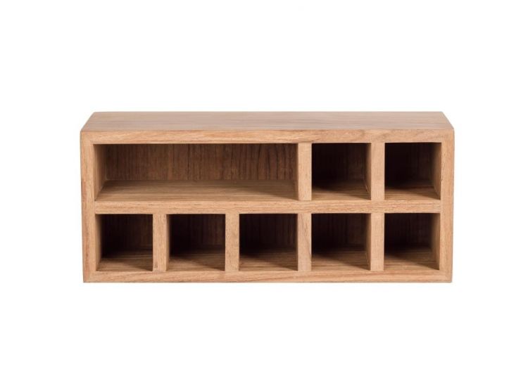 ARC Marine Teak Flaggenregal, 260 x 110 x 105 mm