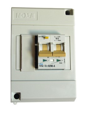 Reimo FI Schutzschalter mit 1 Sicherungsautomaten 85 x 130 x 58 mm