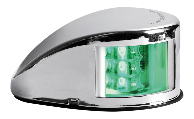 Osculati LED Navigationslicht Steuerbord 12 V, Edelstahl