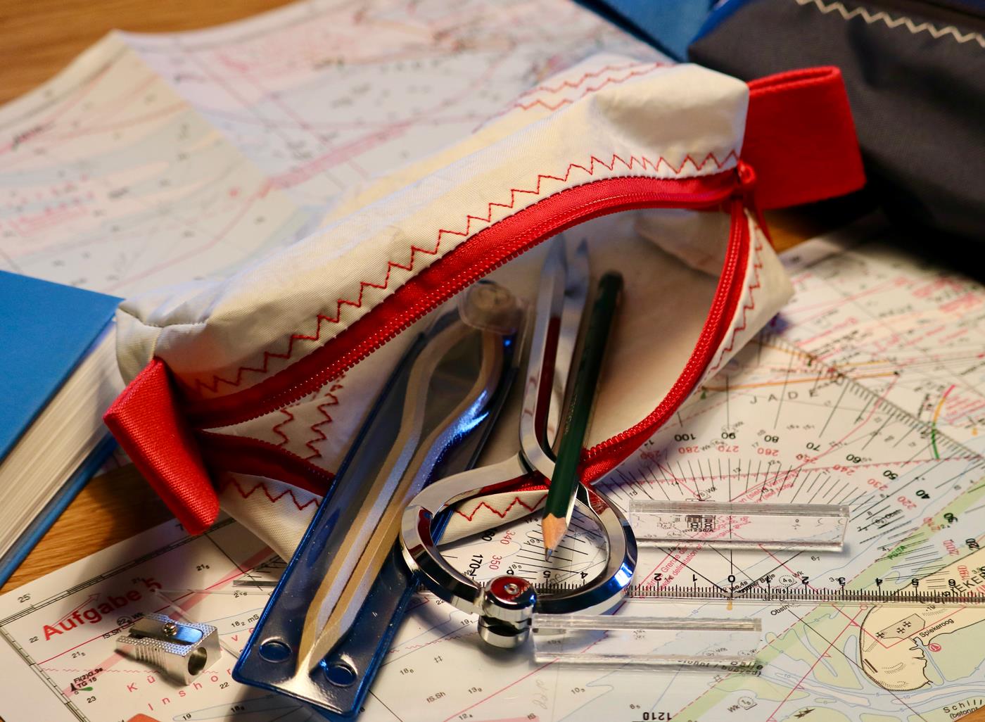 Nautischer Verlag NV Segeltasche Etui Liten Väska, hell