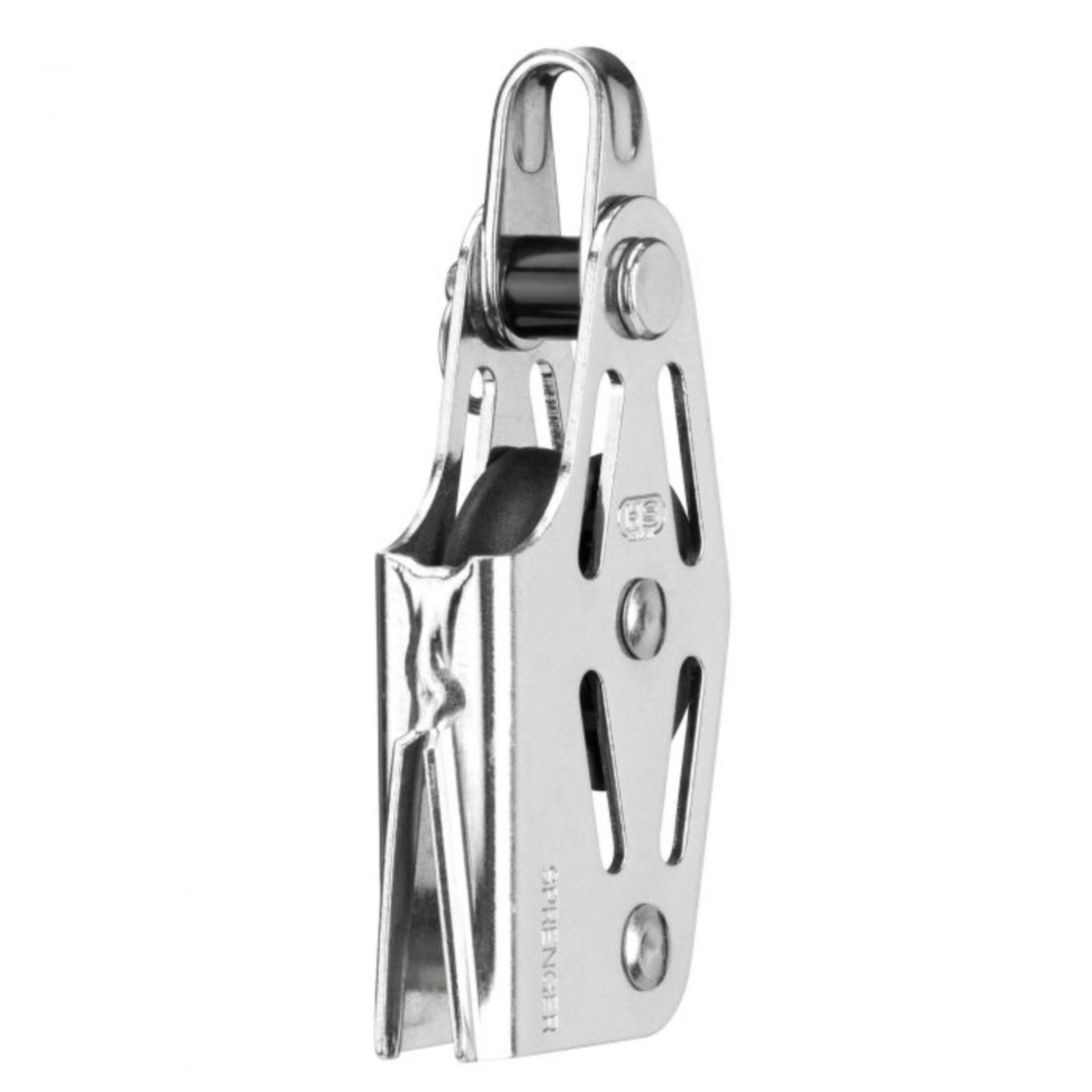 Sprenger V-Klemmenblock Gleitlager 6 mm - 1 Rolle, Hundsfott, Bügel
