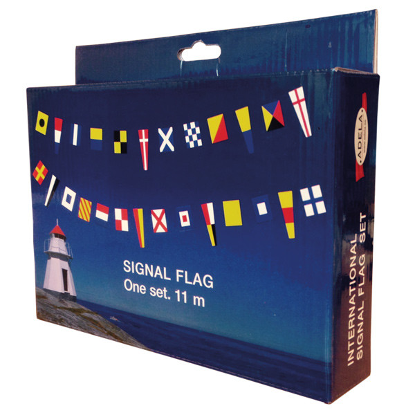 Plastimo Wimpelkette mit Signalflaggen, 11 Meter