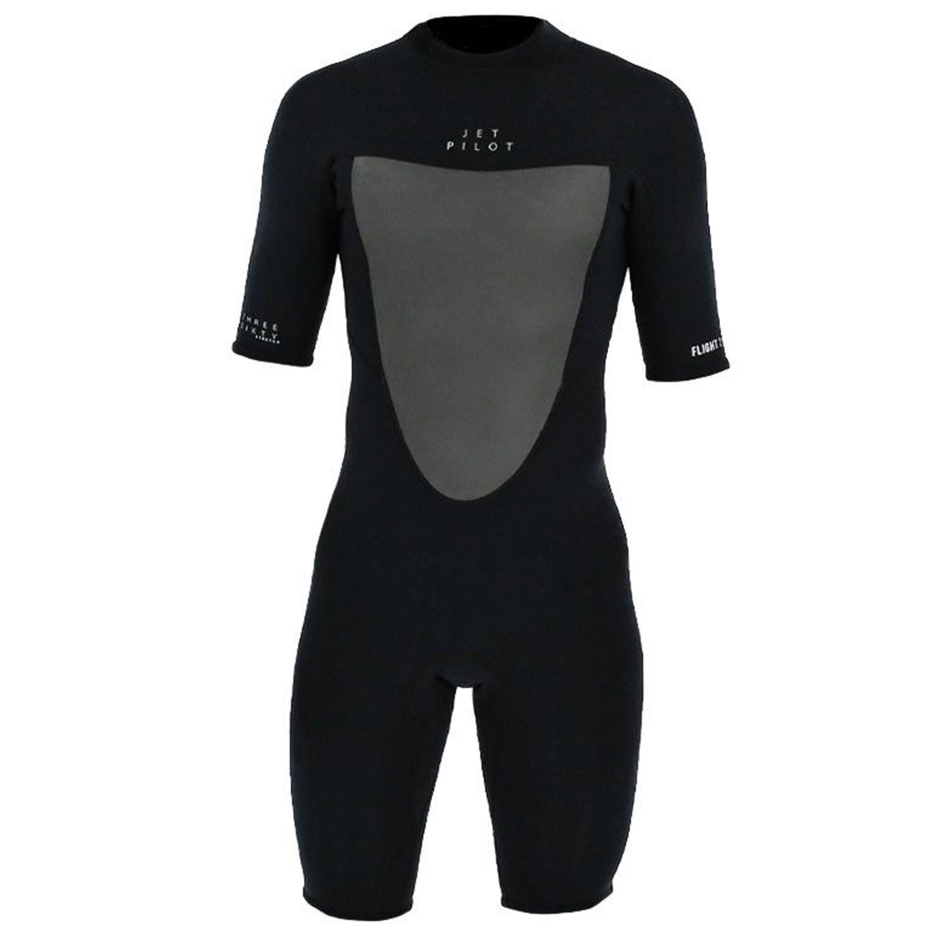 Jetpilot Neoprenanzug Flight 2 x 2 mm Springsuit, schwarz (Gr. XXL)