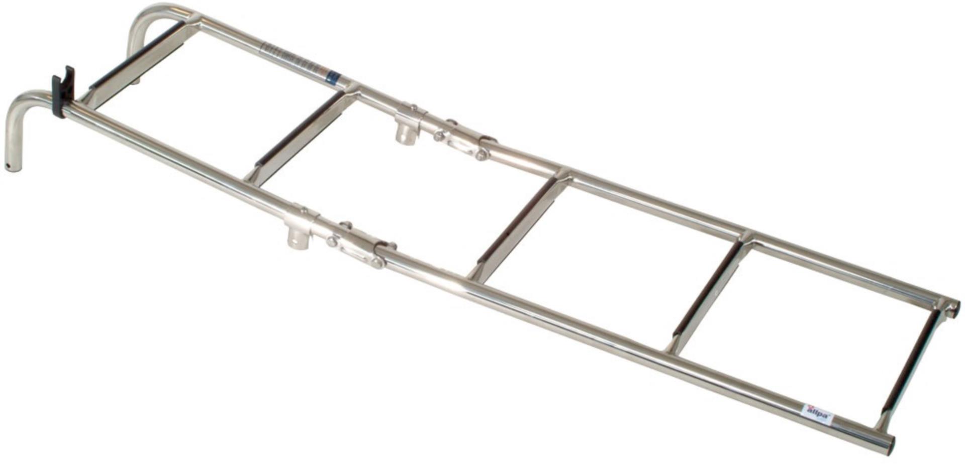 Allpa Edelstahl Badeleiter 2 + 2, 880 mm (449) x 235 mm