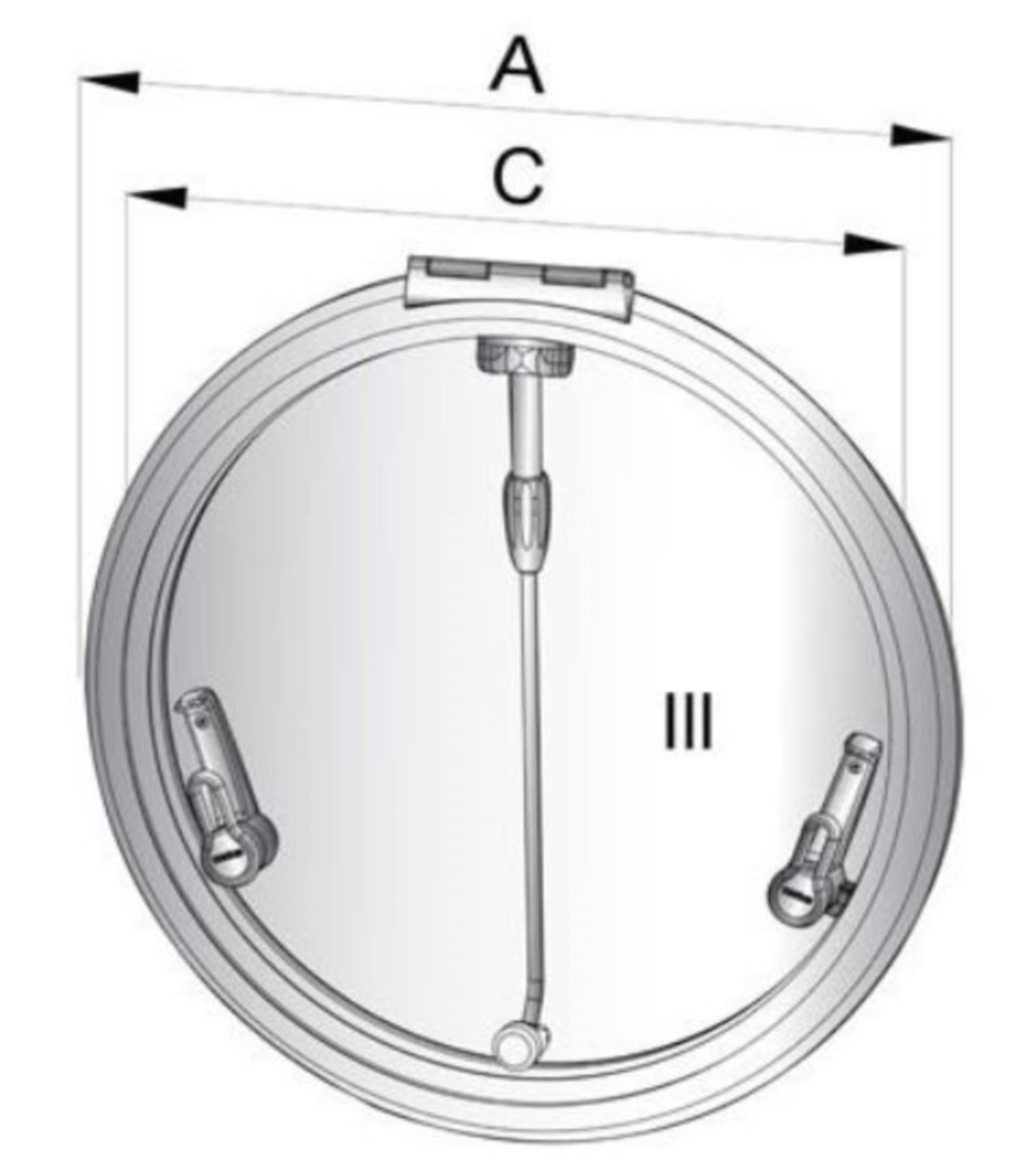 Vetus Altus Decksluke Typ R520, außen 592mmØ Vetus Altus Decksluke Typ R520, außen 592mmØ