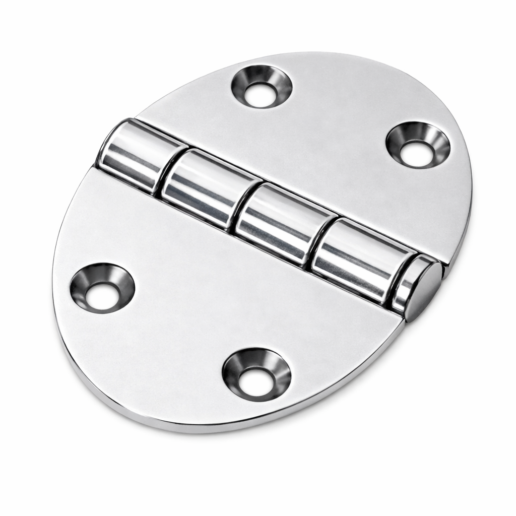 Osculati Edelstahl Schanier, oval 78 x 56 mm