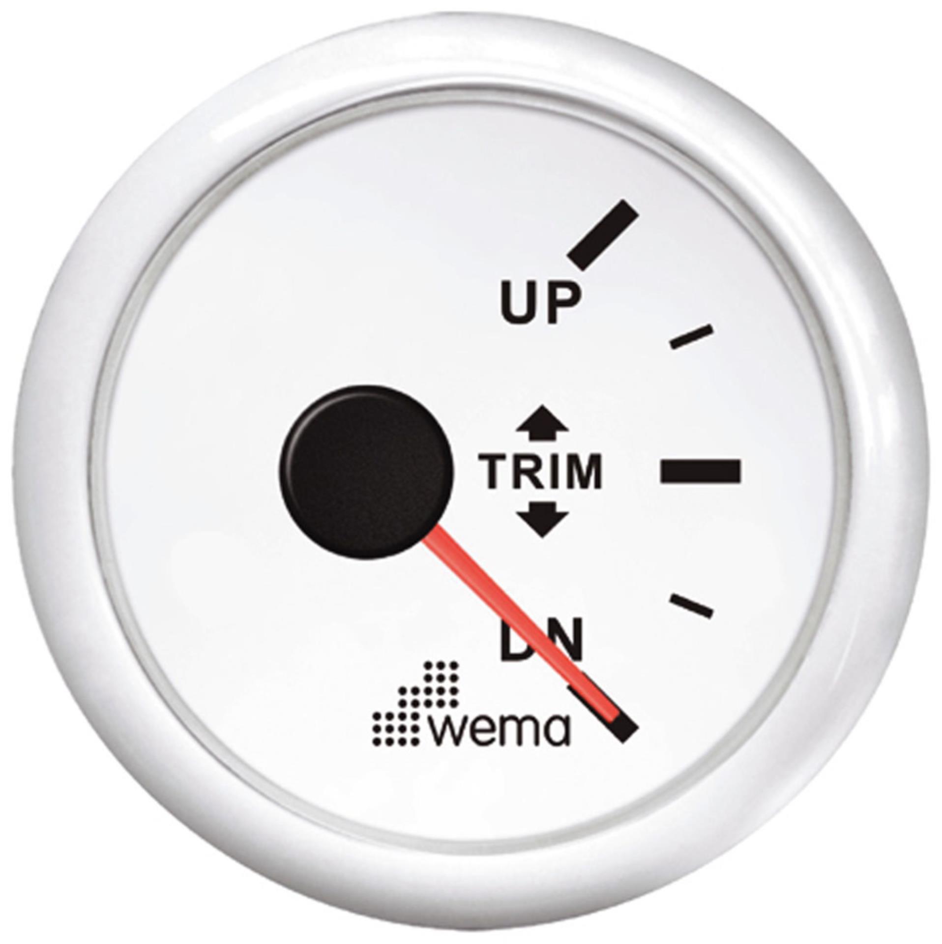 Wema Trimmanzeige, weiß