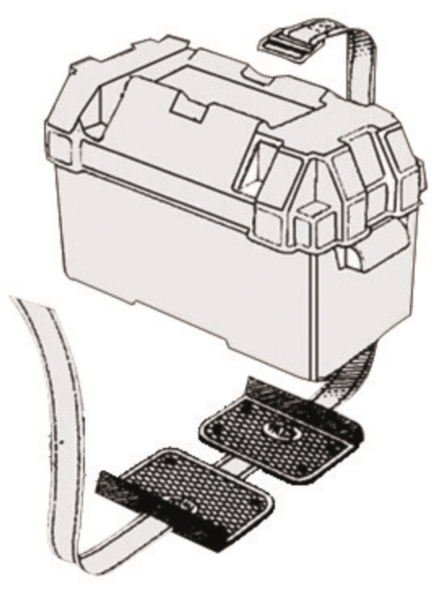 Osculati Batteriehalter mit Montageplatten Osculati Batteriehalter mit Montageplatten