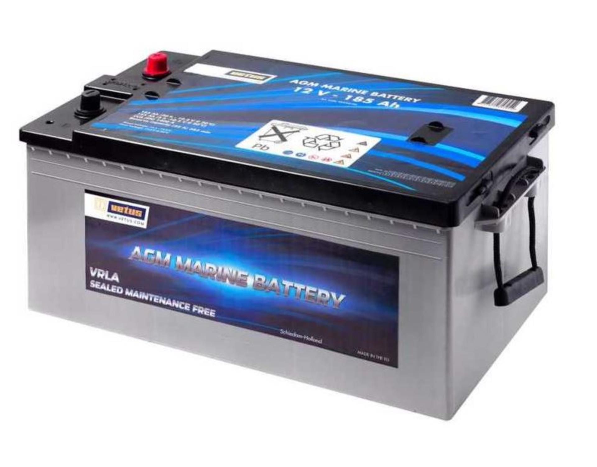 Vetus AGM Batterie 185 Ah, 518 x 274 x 242 mm,  57,4 kg