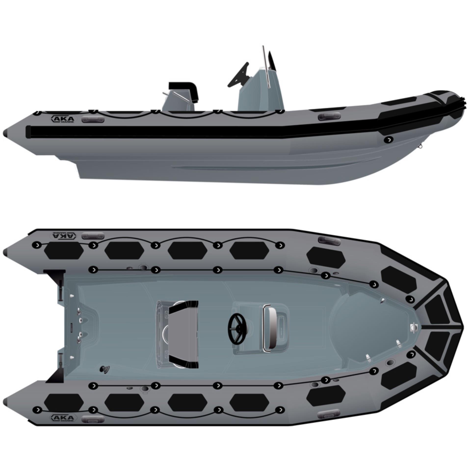 AKA-Marine AKA MARINE R52-B CSM-CR grau