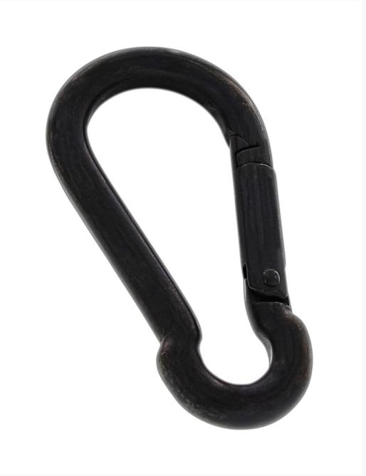 Marinetech Karabinerhaken, 4mm Black Line