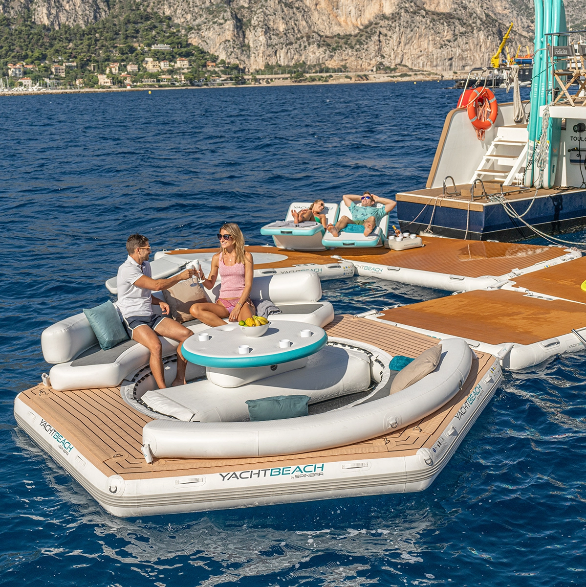 Yachtbeach Pavilion Lounge Setup 