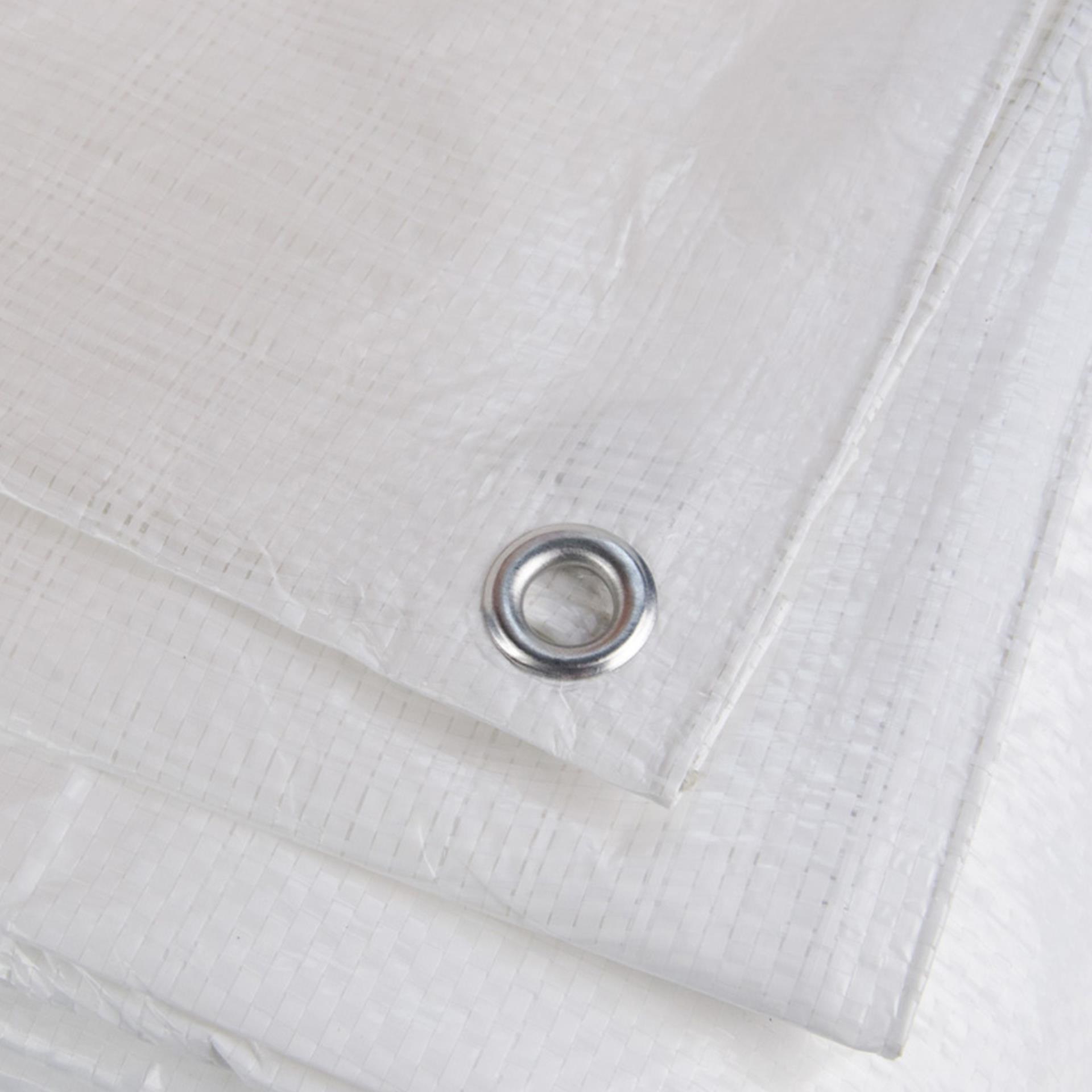 Talamex Gewebeplane 100 g/m² PE weiss, 2 x 3 Meter