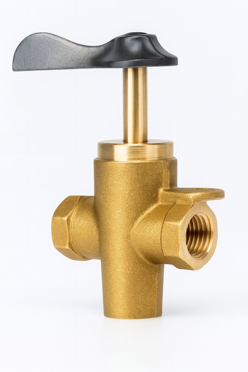 Osculati Zweiwegehahn 1/4", 10 / 12 mmØ