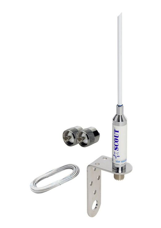 Scout Antennen Scout KM-3F UKW Fiberglass Antenne 0,9m