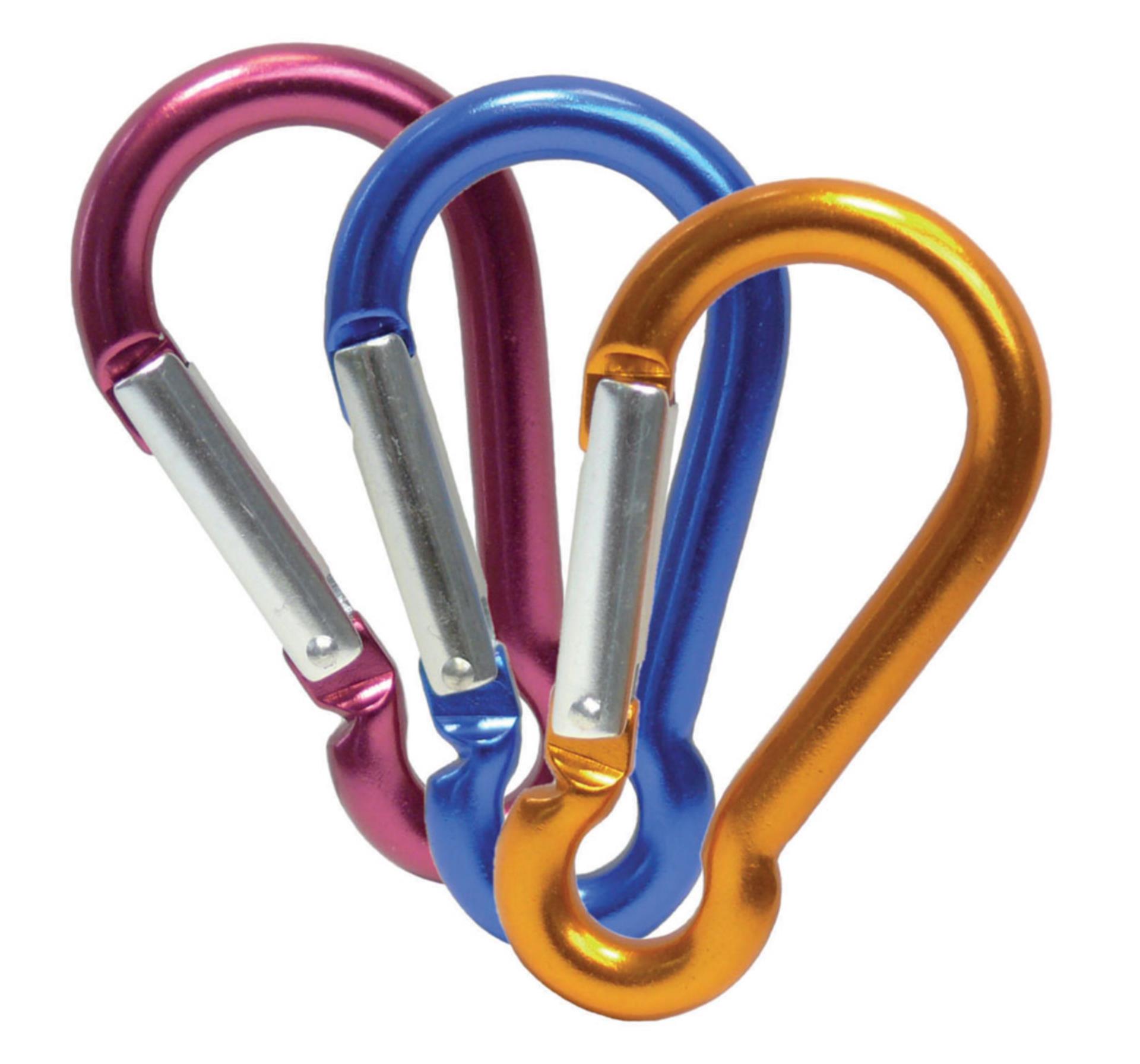 Marinetech Karabinerhaken Aluminium, 6 mmØ x 60 mm (verschiedene Farben)