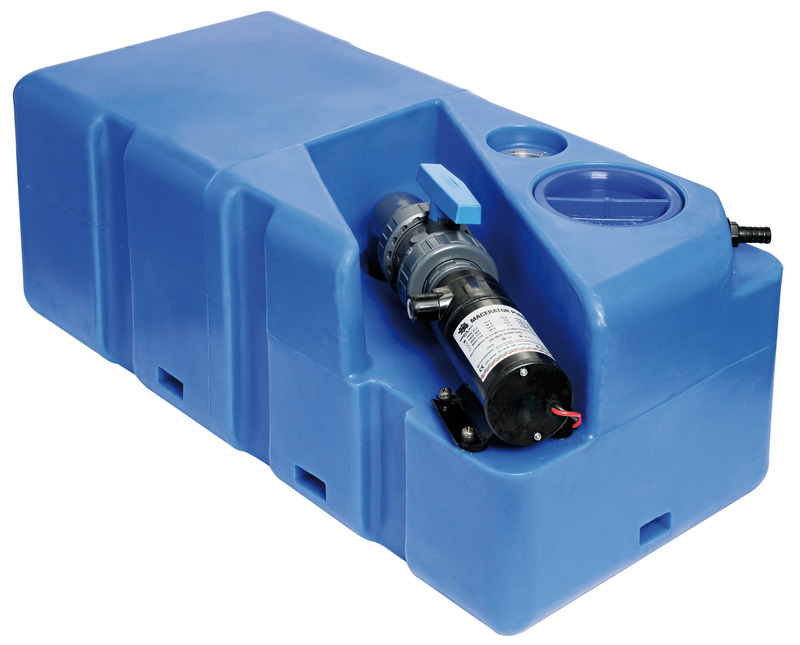 Osculati Fäkalientank System 12 V / 80 Liter (800 x 390 x 300 mm)