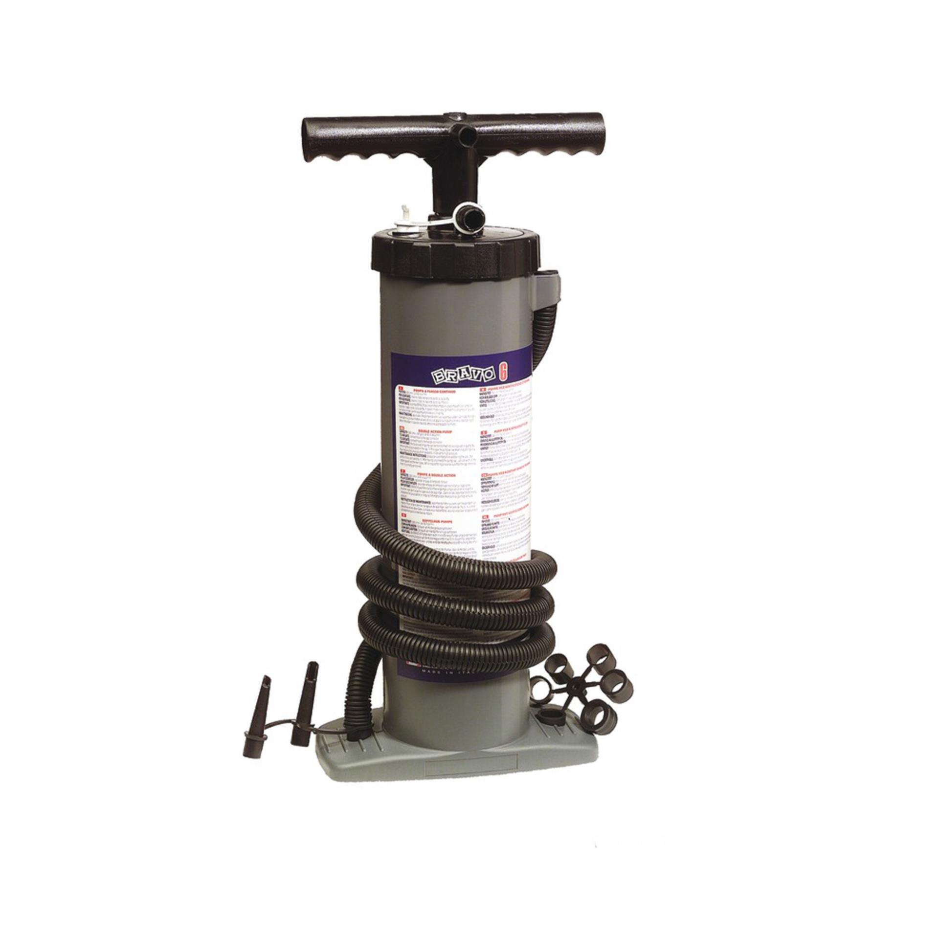 Hand Luftpumpe mit Schlauch + Adapter