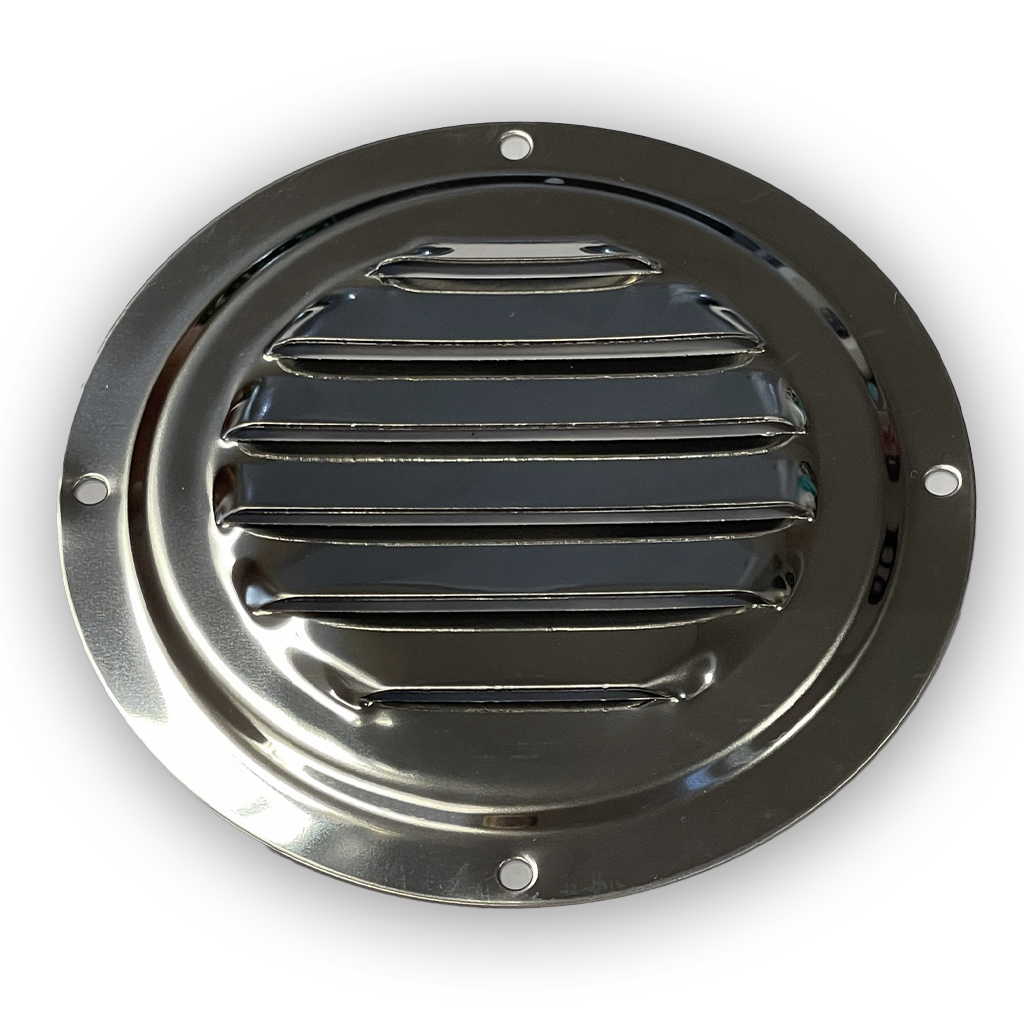 Osculati Lamellenlüfter Edelstahl, rund 102 mmØ