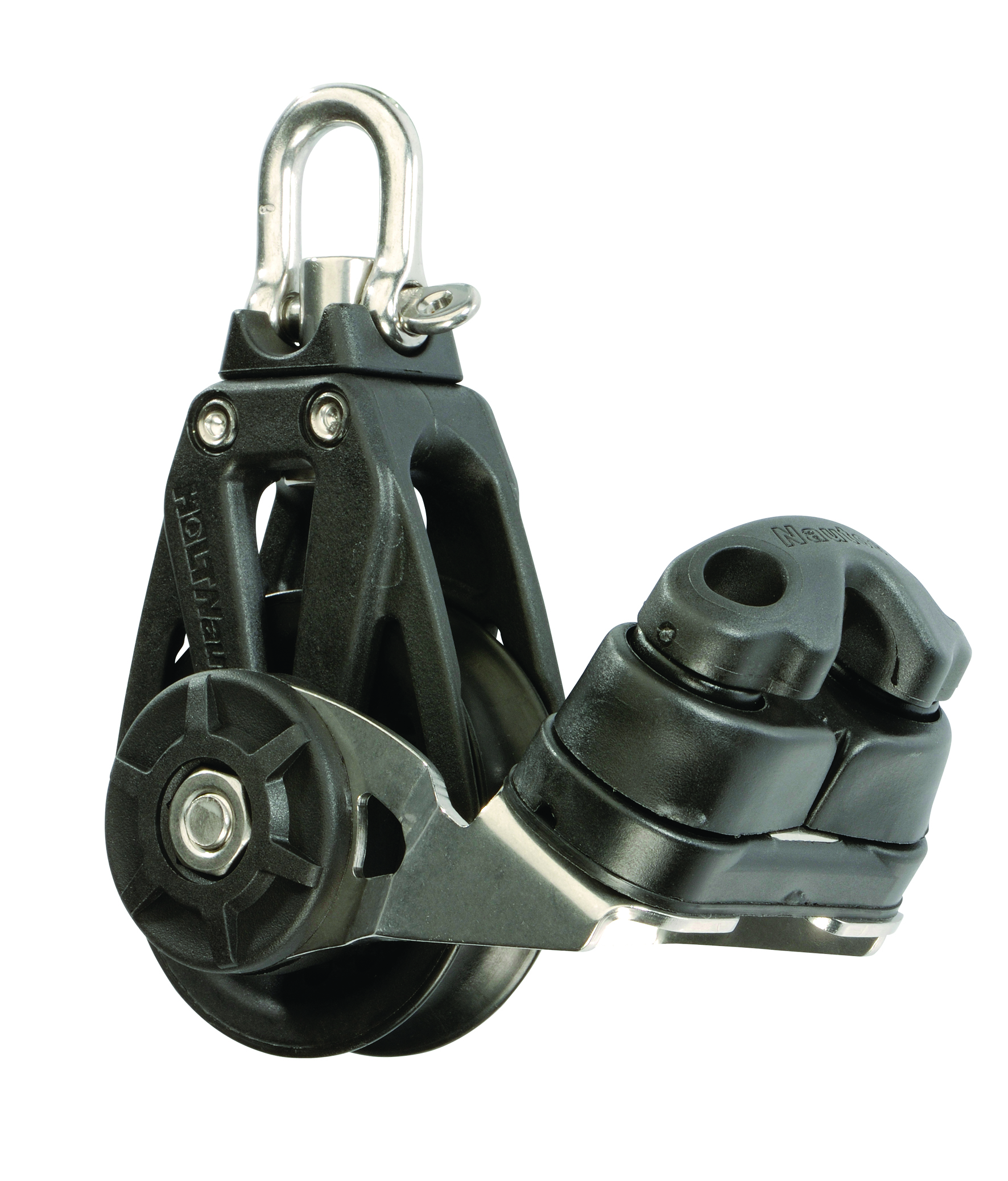 Nautos 45 Block mir Wirbel und Klemme 6mm