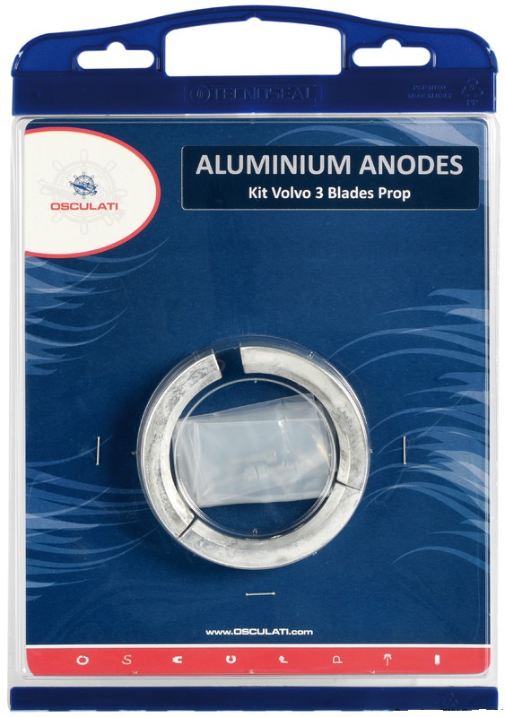 Osculati Anoden Set Magnesium für Volvo Faltpropeller