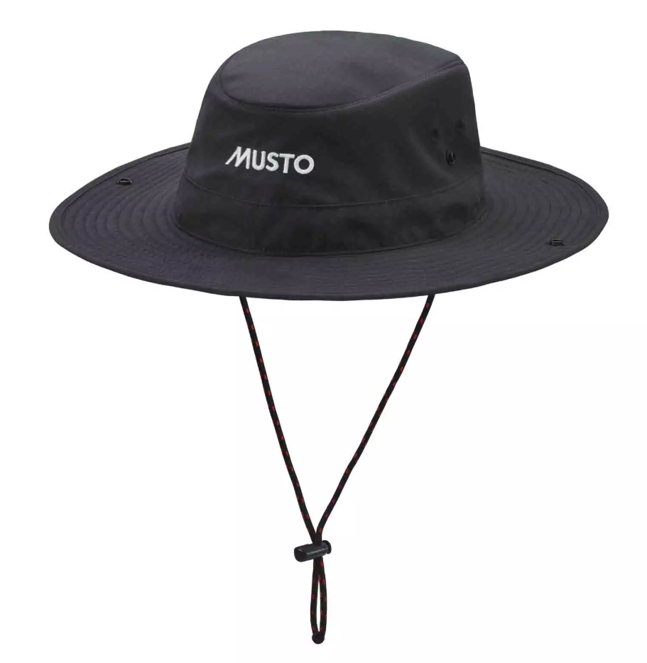 Musto Fast Dry Brimmed Hut, Black, L-XL