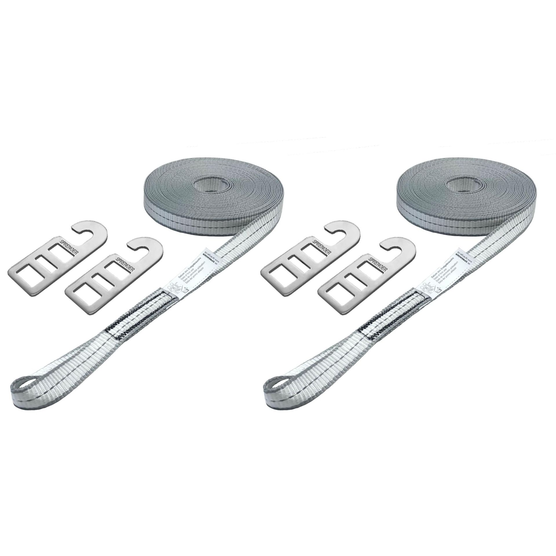 Sprenger Sicherheitsleine / Strecktau, 12 Meter (2 Set)