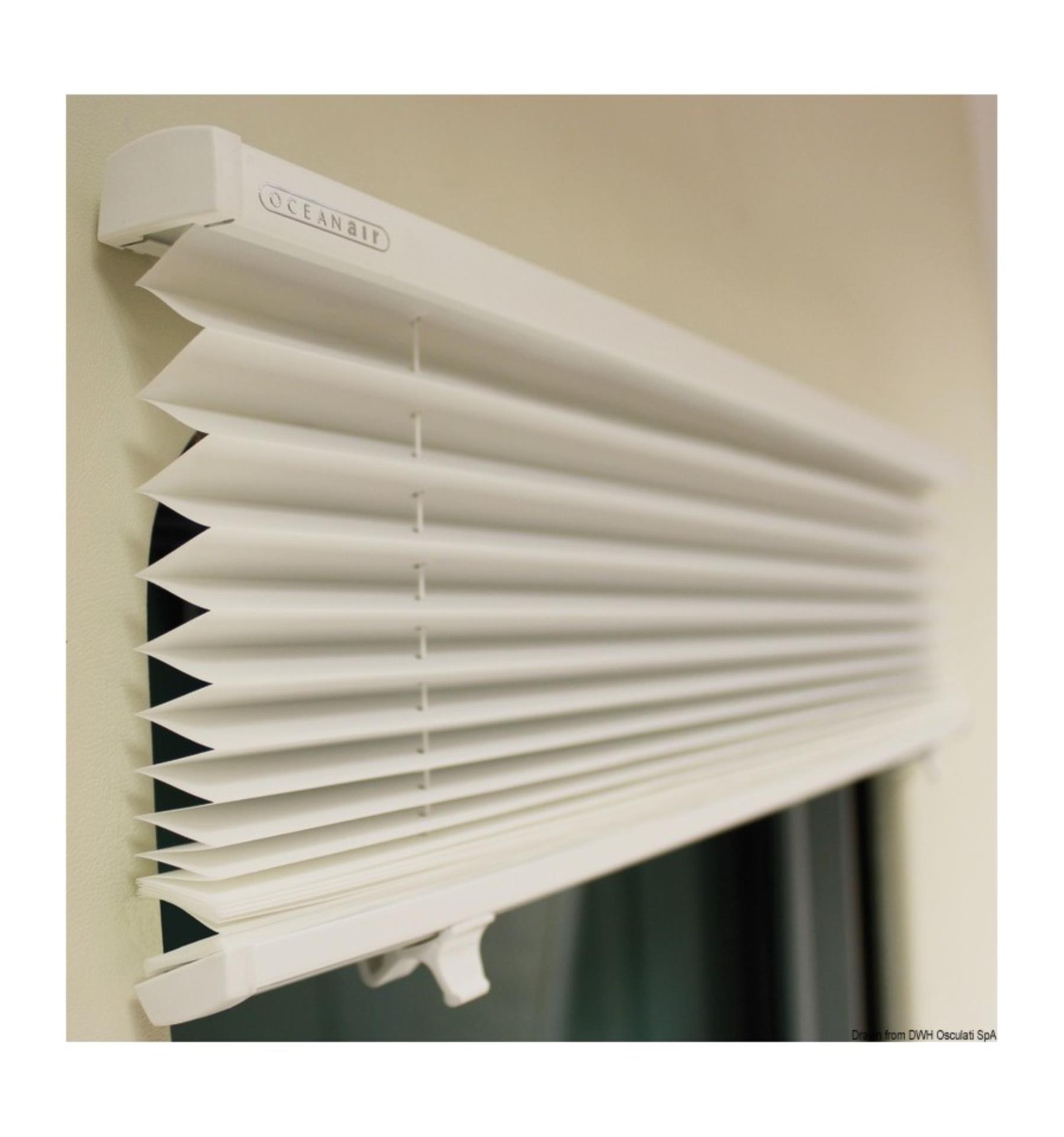 Oceanair Plissee Skysol Motion 680x750mm, weiß