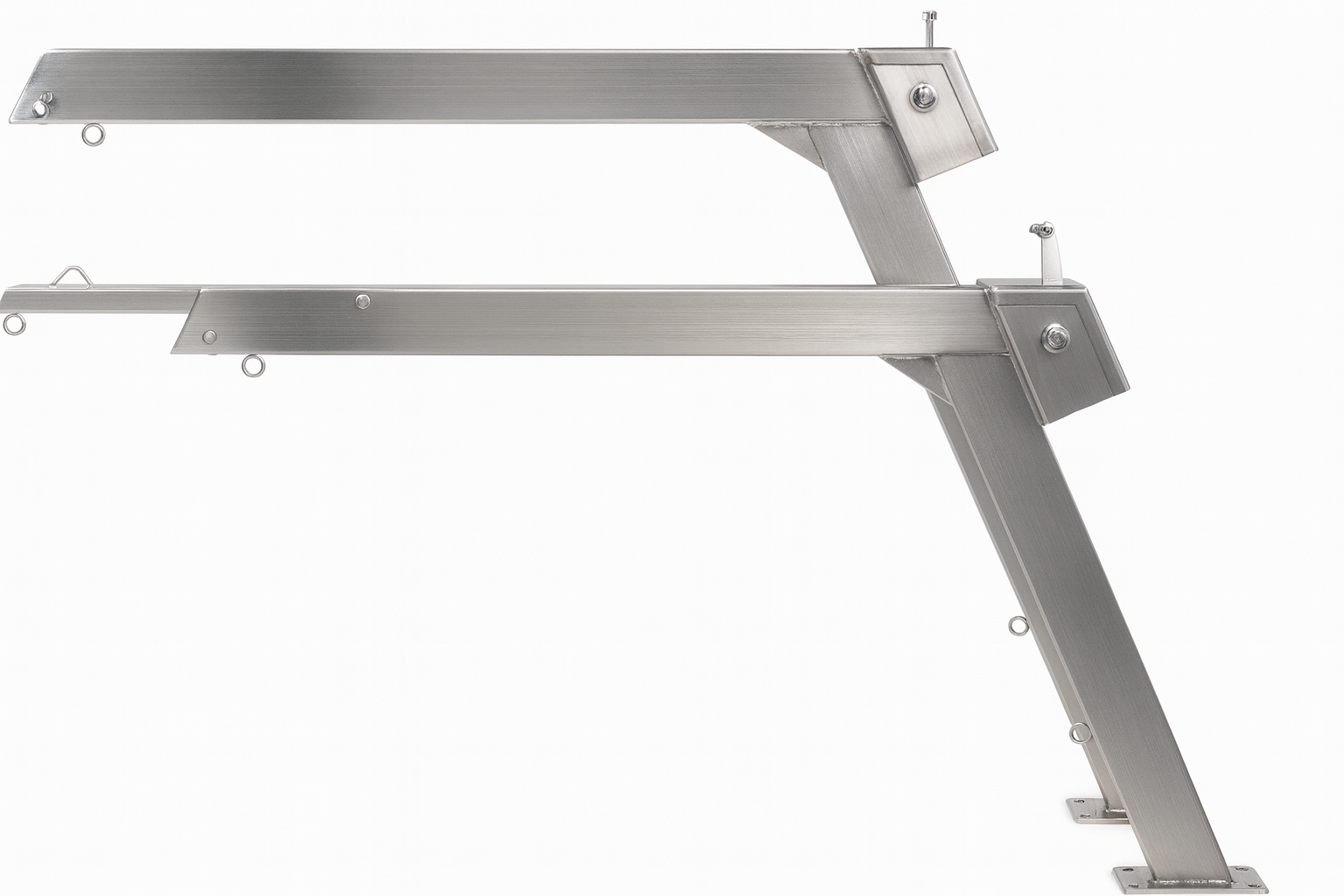 Allpa Davit Edelstahl Heavy Duty mit Teleskoparm, 200 kg