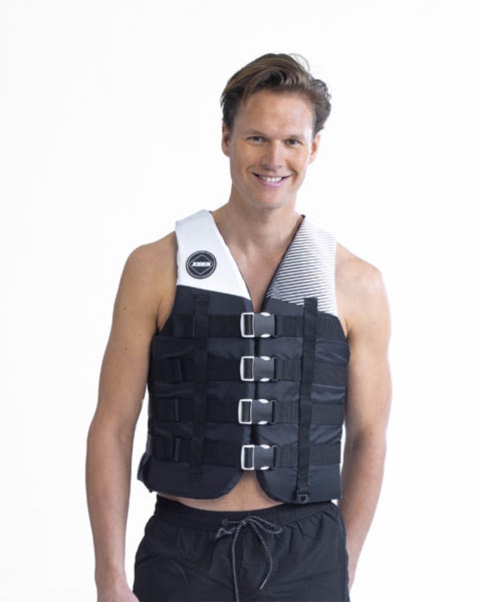 Jobe 4 Buckle Schwimmweste Schwarz, Größe: 2XL