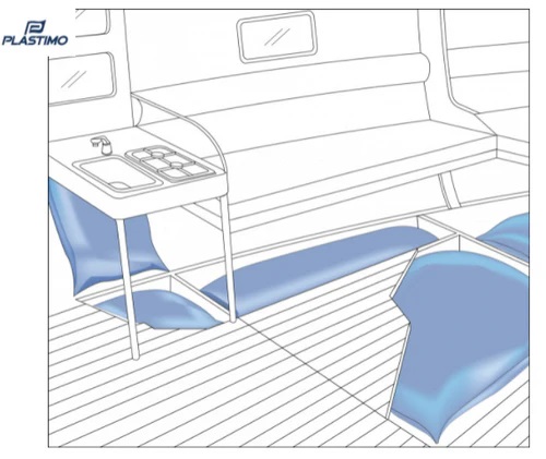 Plastimo Flexibler Wassertank 200 Liter, 175 x 70 cm Plastimo Flexibler Wassertank 200 Liter, 175 x 70 cm
