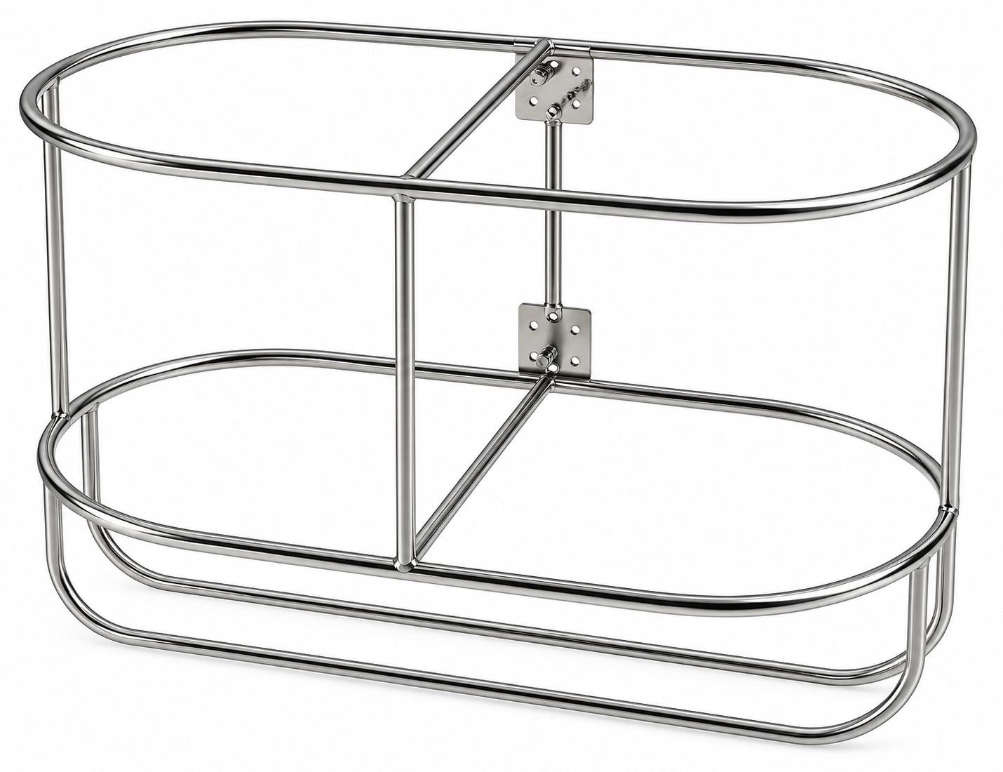 Marinetech Fenderkorb 2-fach, gerade 475 x 320 mm für 220 mmØ Fender