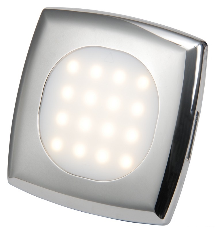 Osculati LED Einbauleuchte Square, 90,5 x 90,5 x 13 mm Osculati LED Einbauleuchte Square, 90,5 x 90,5 x 13 mm