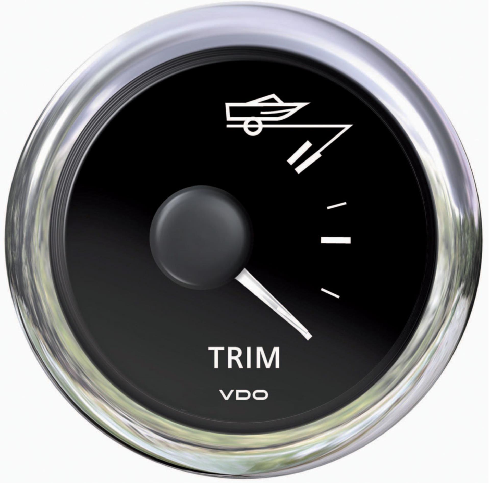 VDO Trimmanzeige 52mmØ Mercury 12V schwarz
