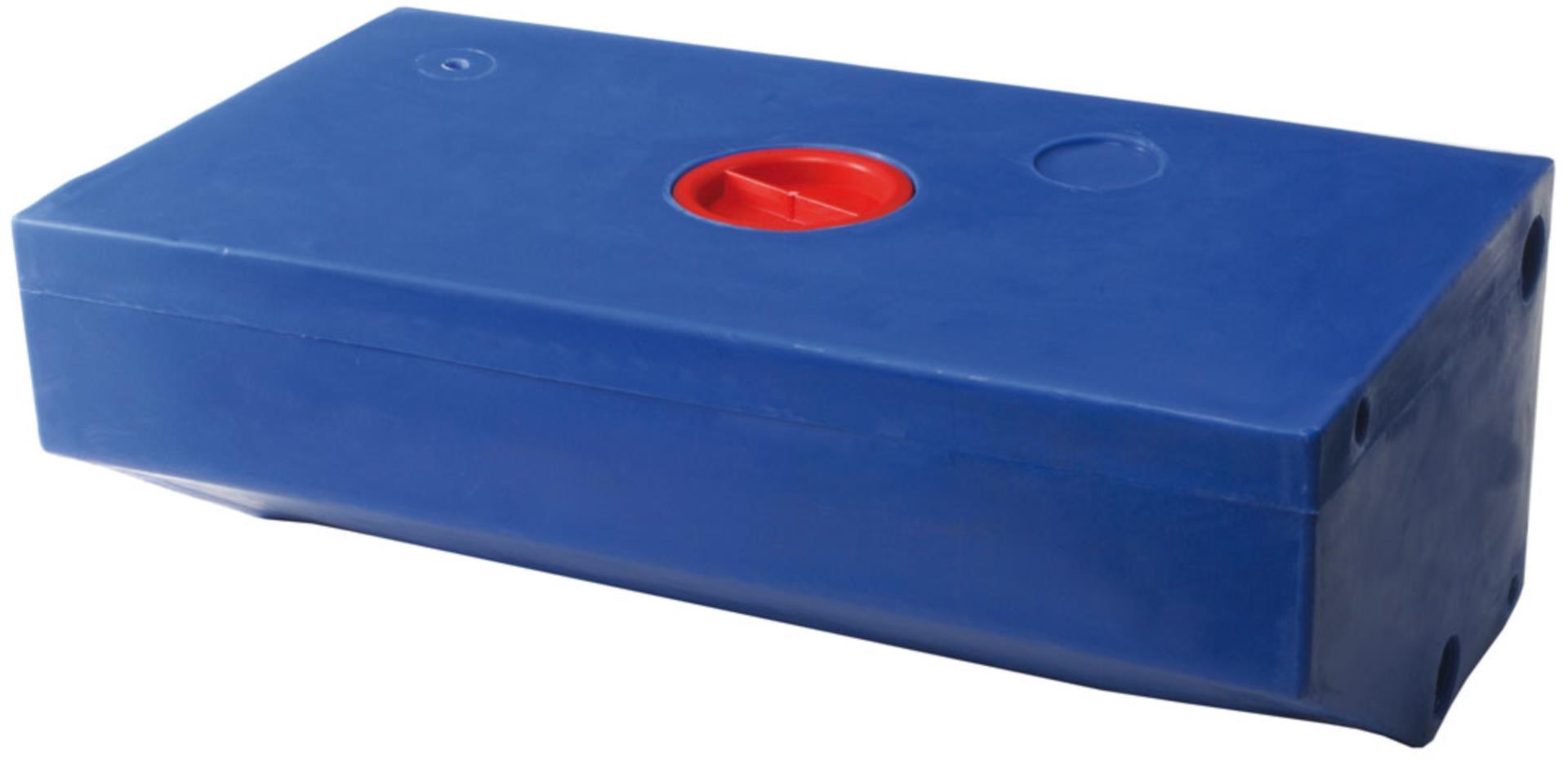 Osculati Fäkalientank abgeschrägt, 100 Liter (430 x 1050 x 290 mm)