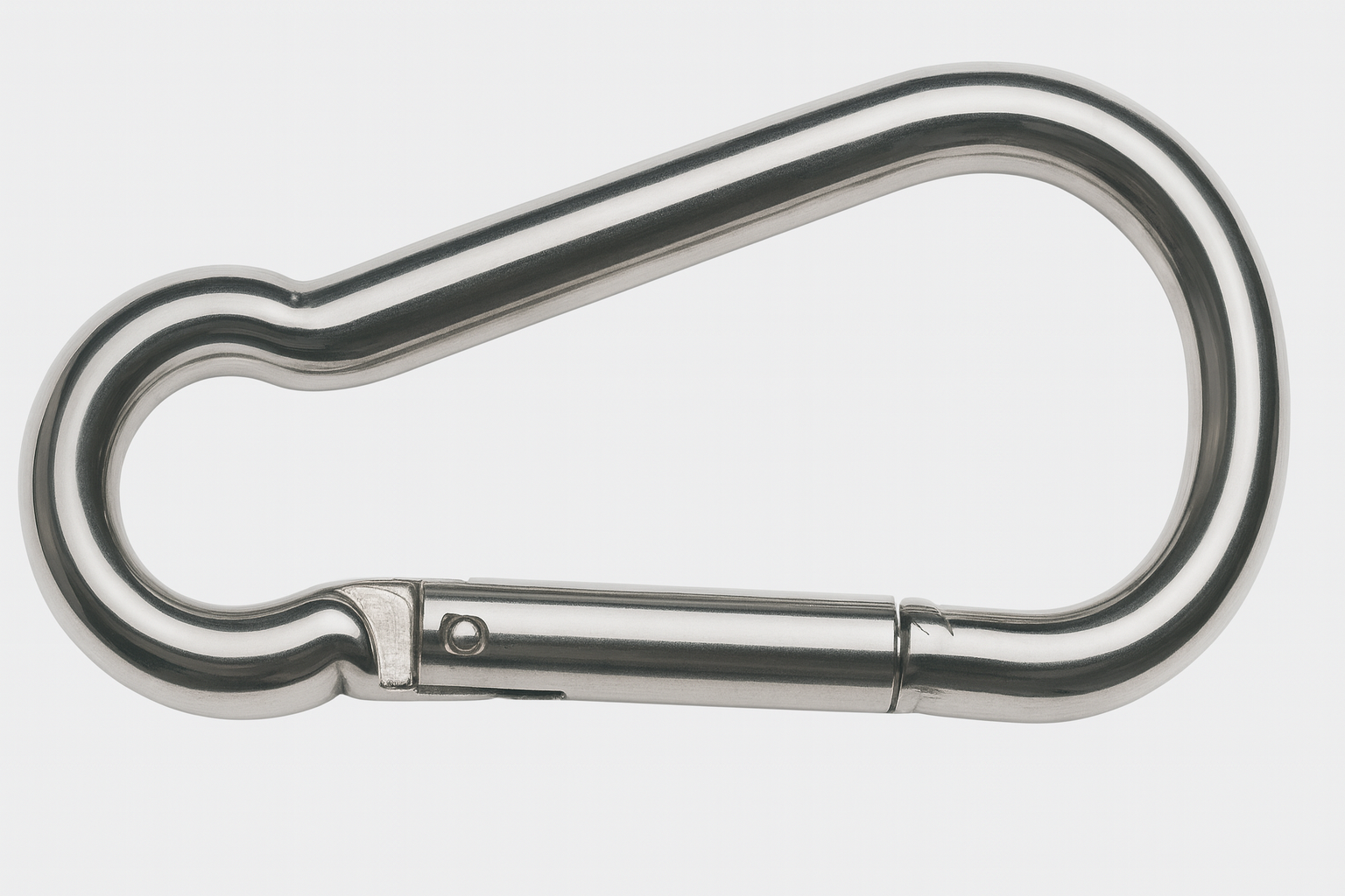 Osculati Karabinerhaken Edelstahl 5 mmØ, 50 mm, BL 570 kg