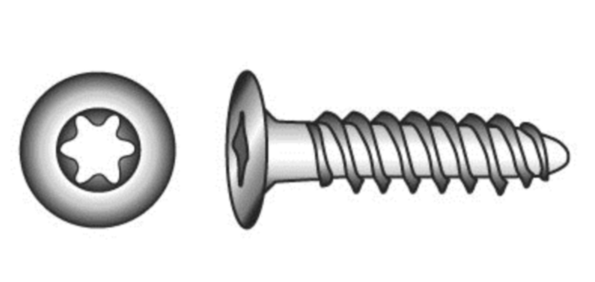 Marinetech M4,8 x 19 mm Stabdeckschrauben (15 Stück) DIN 1001