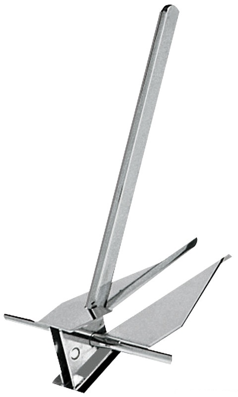 Osculati Plattenanker Edelstahl, 9 kg