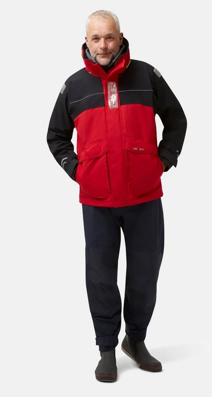 Crazy4Sailing C4S Bergen II, Jacke, rot/carbon, 3XL Crazy4Sailing C4S Bergen II, Jacke, rot/carbon, 3XL