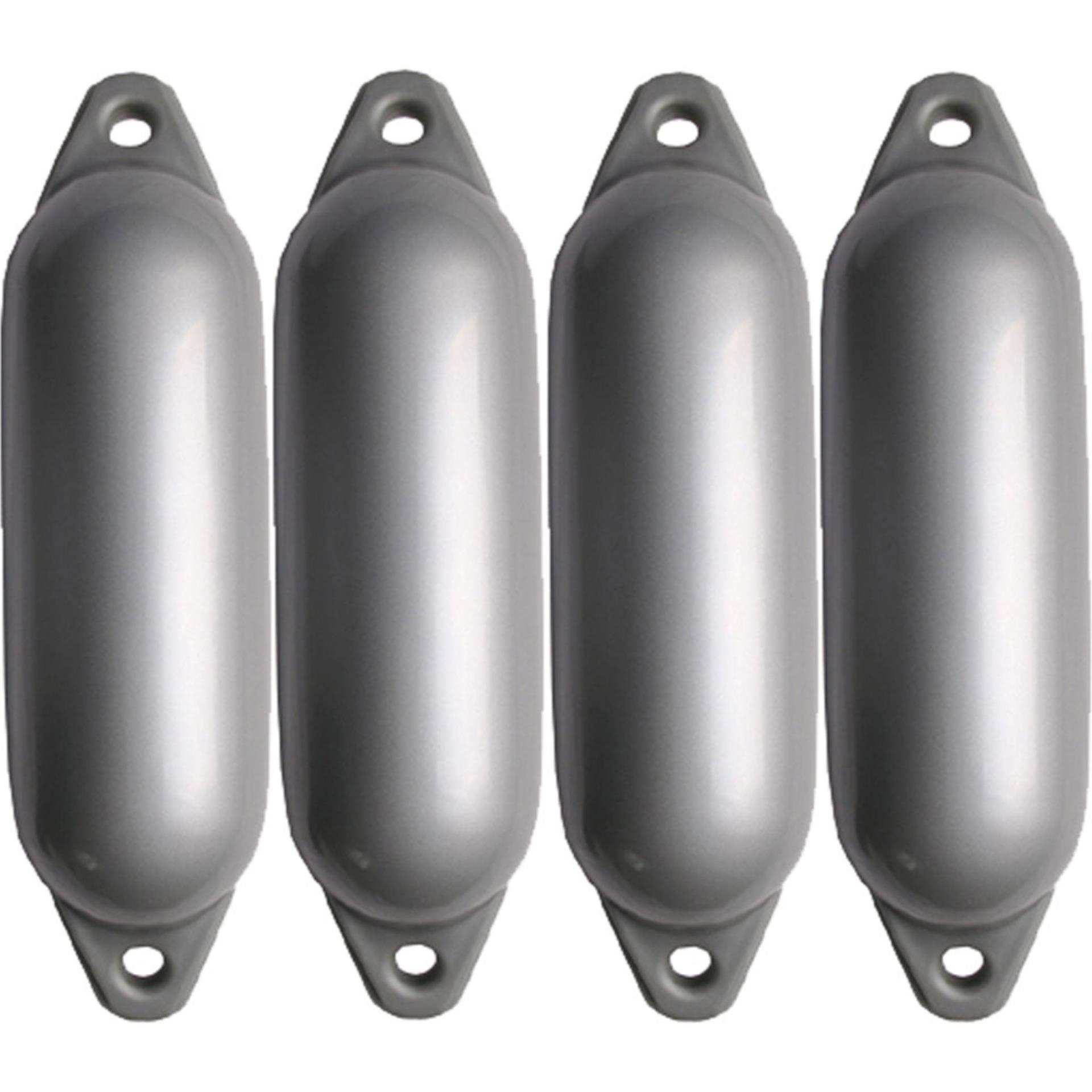 Majoni Talamex Star Fender silber, 40 x 10 cm, 4er Set