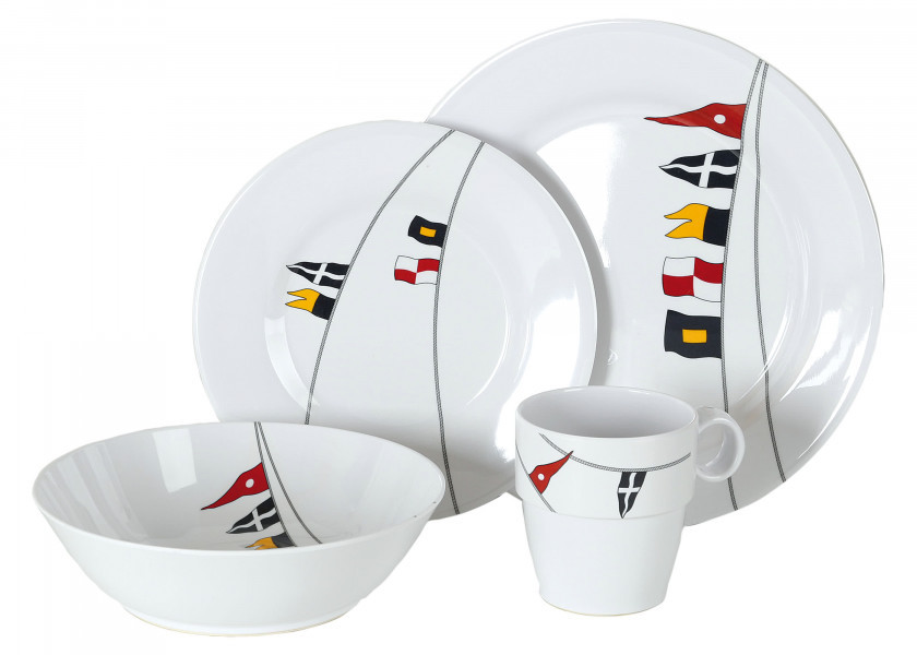 Marine Business Geschirrset Regatta 25 Teilig