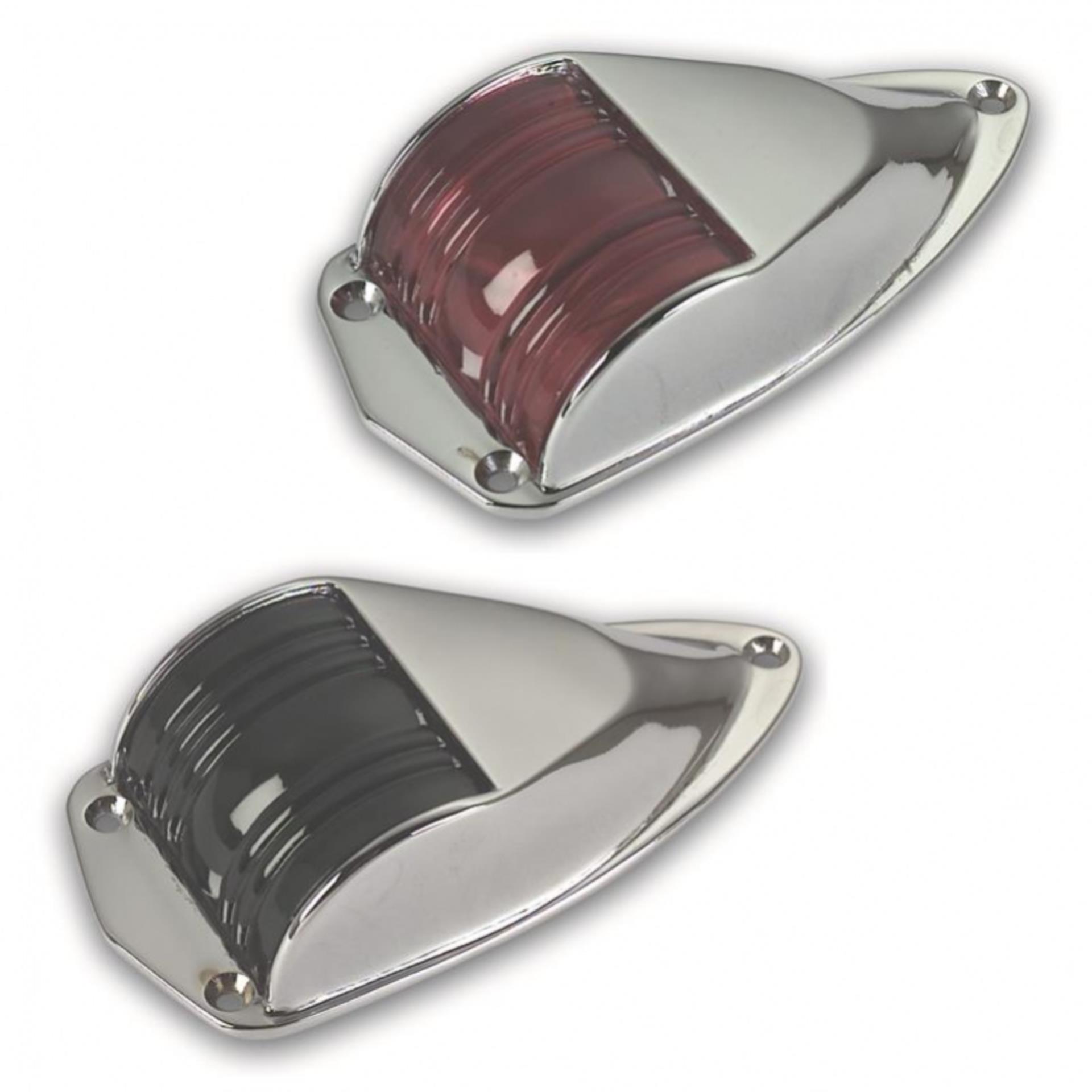 ARC Marine Backbord & Steuerbordlaterne, Chrom (Paar)